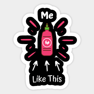 Me Like This Hot Sauce Sticker